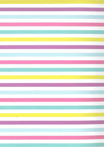 Picture of GIFT WRAPPING STRIPES RAINBOW